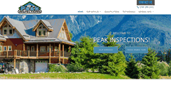 Desktop Screenshot of peakinspections.net