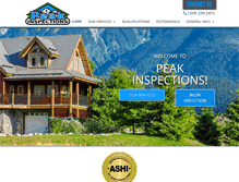 Tablet Screenshot of peakinspections.net